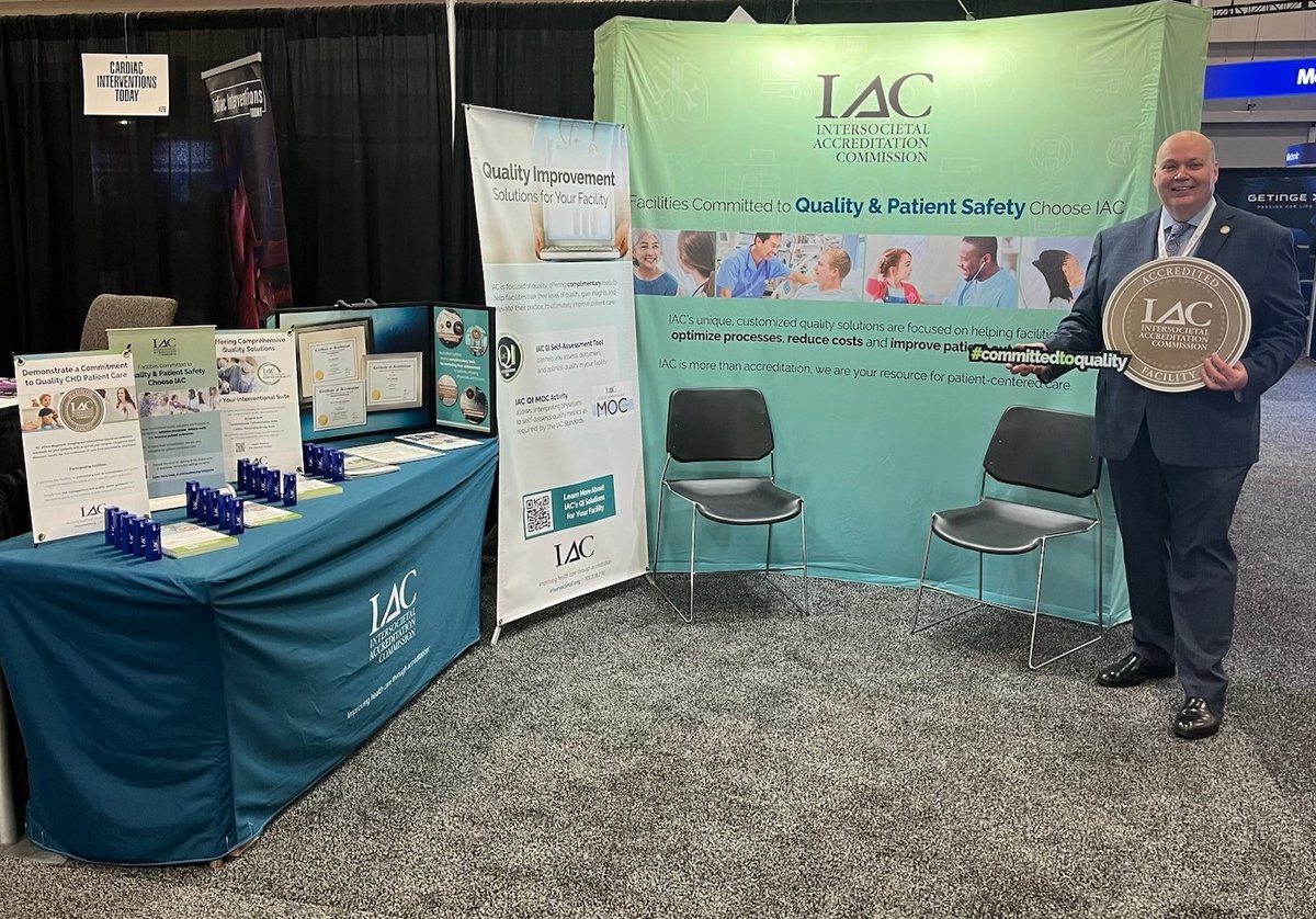 IAC is exhibiting in-person at #SCAI2025 in Washington, DC! Stop by our booth (424) to chat with staff about the accreditation programs and resources offered by IAC.
<a href="/SCAI/">SCAI</a> #committedtoquality