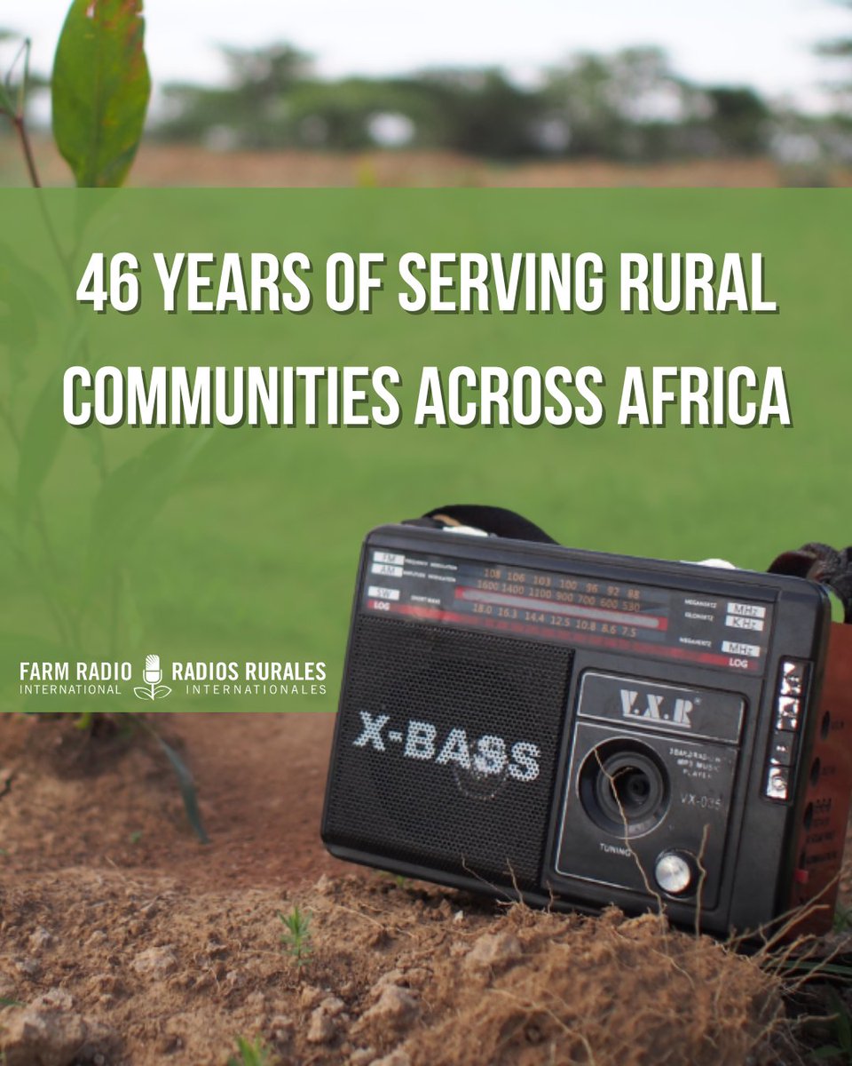 May 1st marks our 46th anniversary.

To mark the occasion, we spoke with Kevin Perkins, our Executive Director, about our recent past, our future and ways you can support the next 46 years of Farm Radio International.

Read the full Q&amp;A here - bit.ly/430B6WJ