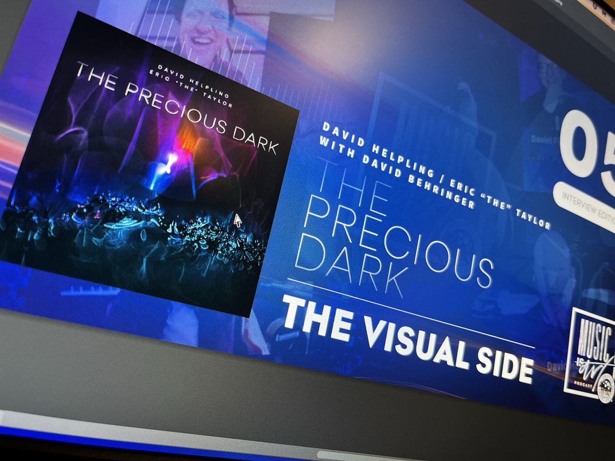 🎙️MUSIC IS ART Podcast Episode 5 is now online! Interview Edition: The Precious Dark | The Visual Side w/ David Helpling, Eric "the" Taylor and David Behringer youtu.be/E-ZeRR4EzbE We dive deep into the visuals and the music. #AmbientElectronic #musicisart #MusicThatInspires