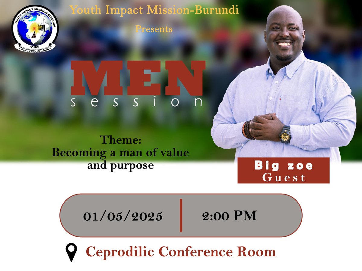 🔴We're live
<a href="/RegisBarigume/">Barigume Regis</a>

#YIM
#mensession 
#youthleadership 
#ThePowerOfUs✊