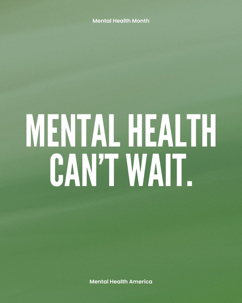 It’s the first day of May, which means it’s officially #MentalHealthMonth! 💚 

This year, we’re turning mental health awareness into mental health action. Join us at mhanational.org/may