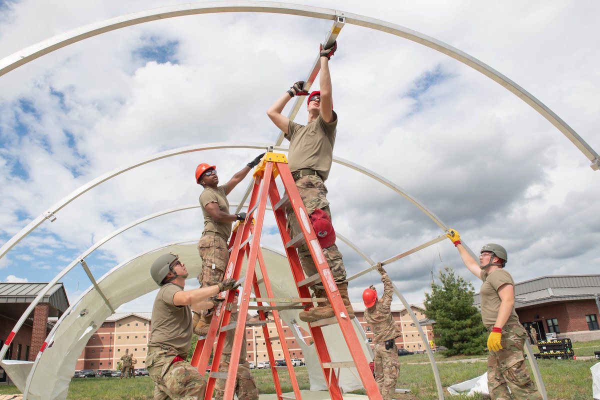PANationalGuard's tweet photo. #KnowYourMil: The 201st Rapid Engineer Deployable Heavy Operational Repair Squadron Engineer, or RED HORSE, is an engineering unit in the 193rd Special Operations Wing. The 201st RHS was established on Sept. 14, 1971. https://t.co/kxhk0bzRjT