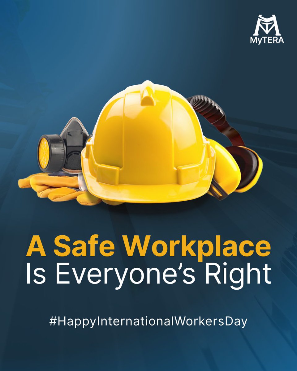 This Workers Day, let’s commit to smarter systems, stronger protections, and health &amp; safety tools that actually work.

Learn how: mytera.io
 
#WorkersDay #WorkplaceSafety #OccupationalHealth #MyTERA #EmployeeWellbeing #SafeWorkEnvironment #HealthAndSafetyTools
