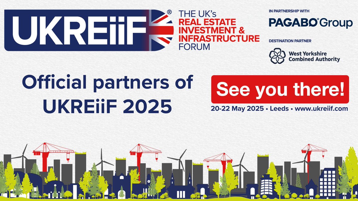 We’re proud to be an official <a href="/UKREiiF/">UKREiiF</a> 2025 partner!
📍 Visit us at Stand H34 (Royal Armouries Hall)
🥂 Join us for drinks on 21 May, 3PM — launching our Real Estate Wellbeing Calculator!
Let’s shape places that deliver real Social Value.
🔗hubs.li/Q03kBR_80
#UKREiiF2025