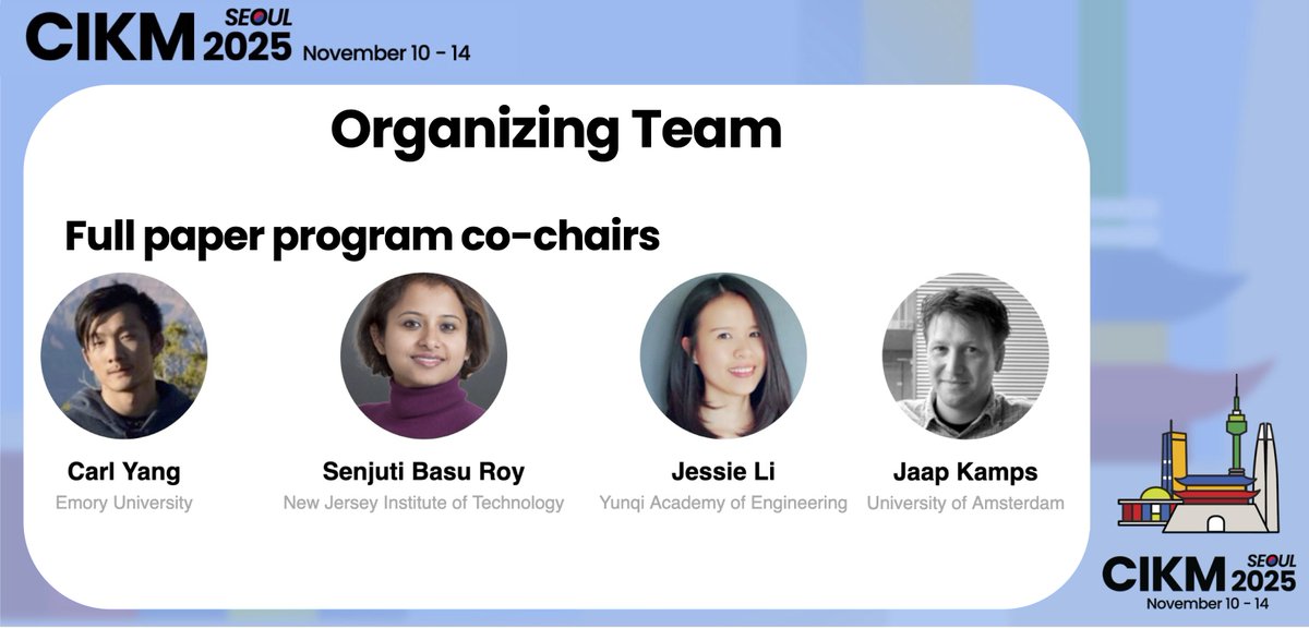 ACM CIKM 2025 tweet media