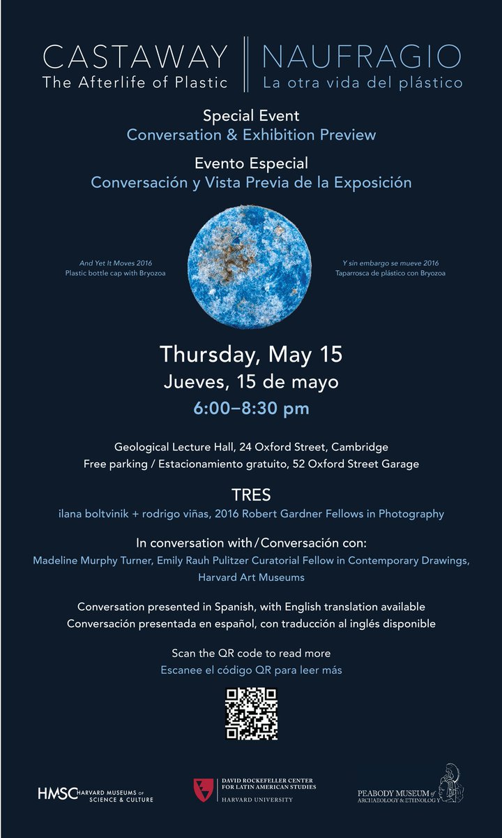 05/15 @ 6PM: Conversation &amp; Exhibition Preview | Castaway: The Afterlife of Plastic

This art-research project investigates plastic’s enduring presence in global ecosystems. 

loom.ly/3uncUw4
