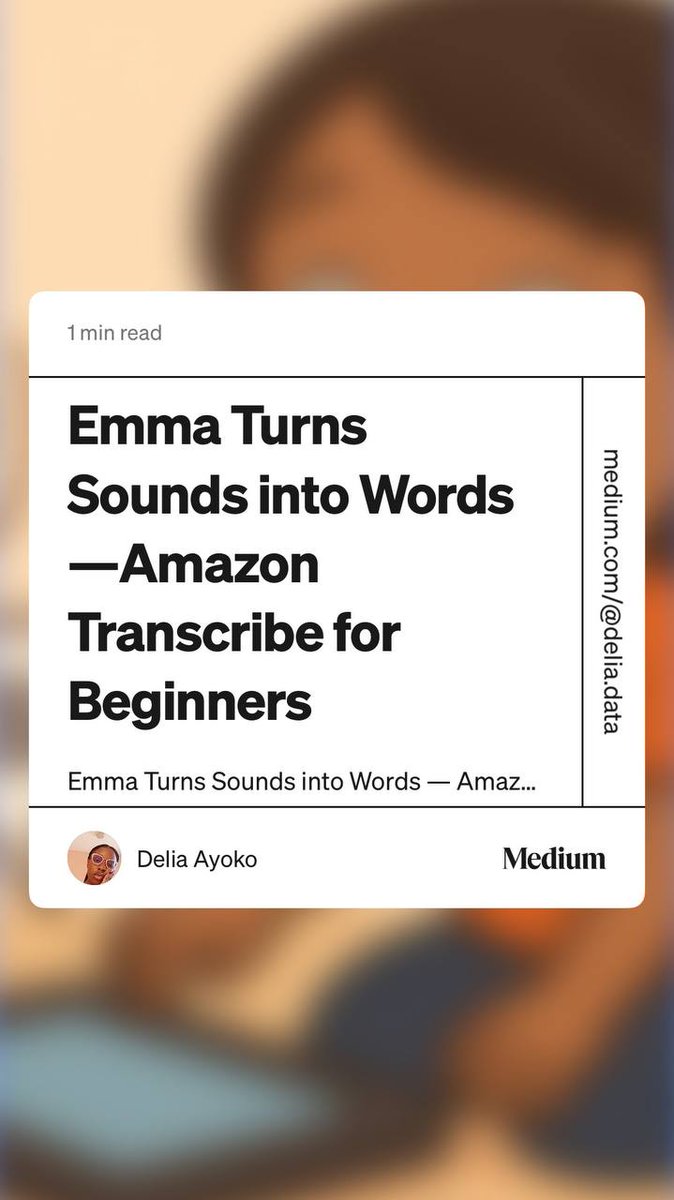 I didn't want you to ask for today's article. Talk about being proactive🙃
medium.com/@delia.data/em…