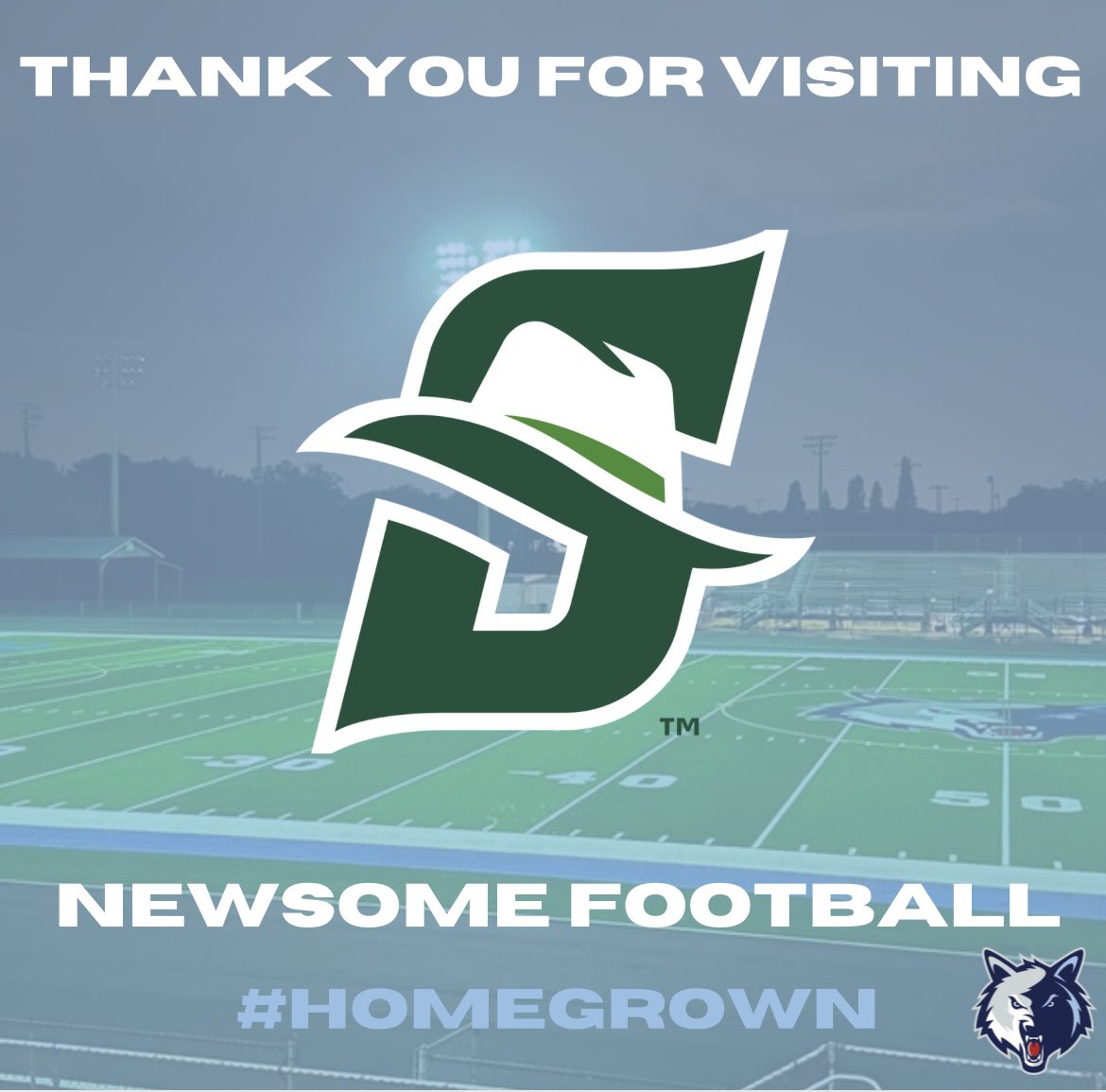 NewsomeWolvesFootball (@newsomewolvesfb) on Twitter photo Thank you <a href="/CoachMClark/">Matt Clark</a> and <a href="/StetsonFootball/">Stetson Football</a> for stopping by the den!!
#HOMEGROWN #Recruittheden Thank you <a href="/CoachMClark/">Matt Clark</a> and <a href="/StetsonFootball/">Stetson Football</a> for stopping by the den!!
#HOMEGROWN #Recruittheden