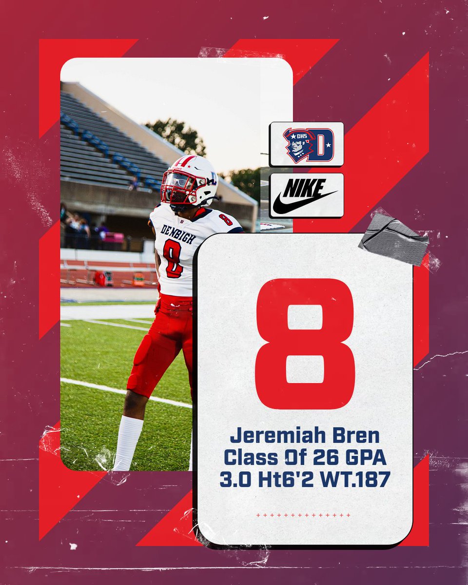 3-sport athlete — WR on the field, buckets on the court, and burners on the track.  
Passes the eye test and the grade check.  
Sky's not the limit when you can jump through the roof.  
Locked in on football, but I’ll strap up on D if needed.  
Next level ready — mind, body, and