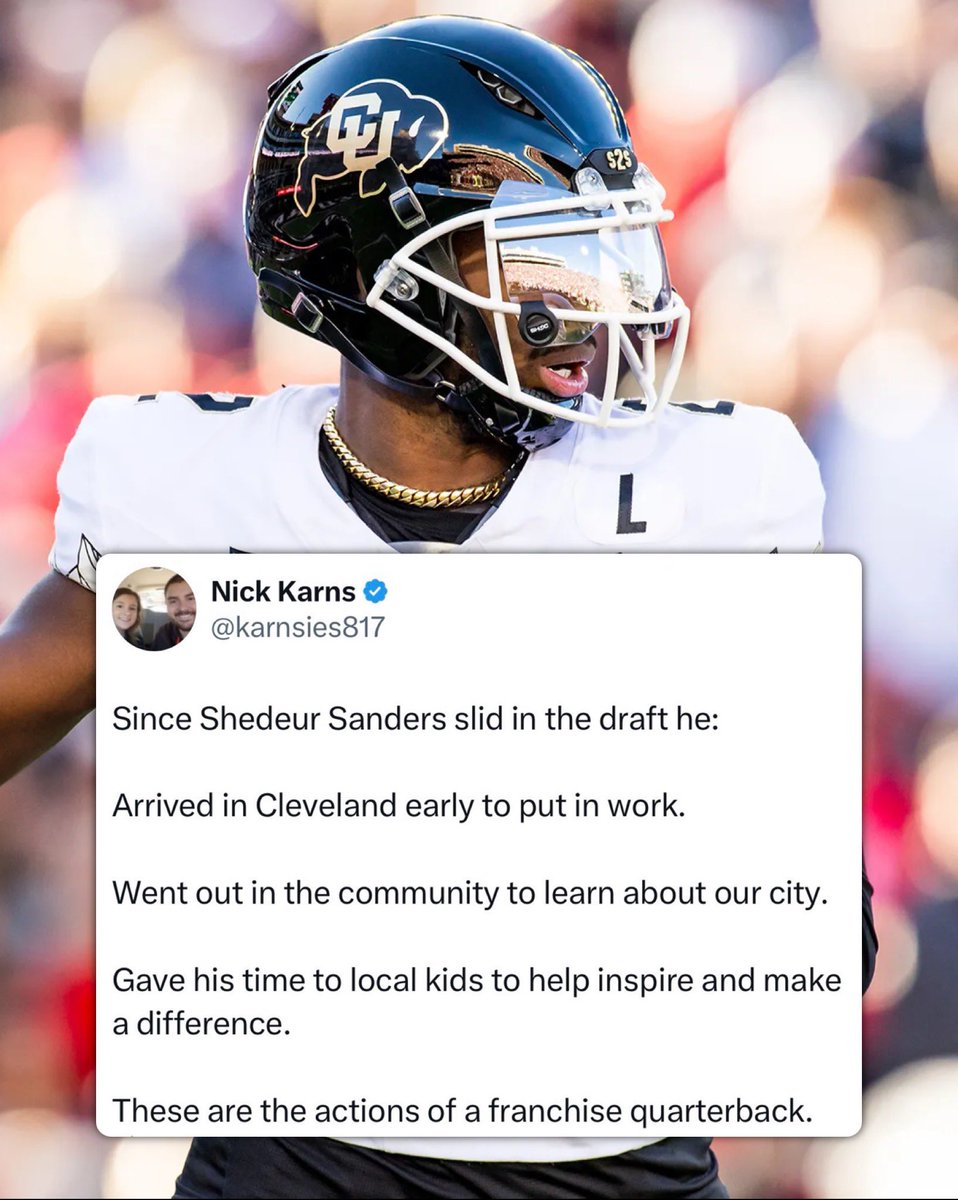 Shedeur Sanders has handled his draft slide like a complete professional.