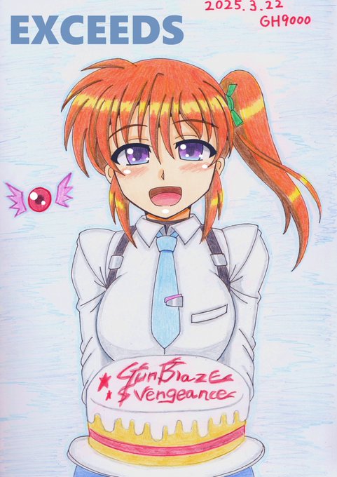 #5月になったのでフォロワーさんに自己紹介しようぜ 主にリリカルなのはでアナログお絵描きしてます! ごく稀に別ジャンルを描く場合もアリ。