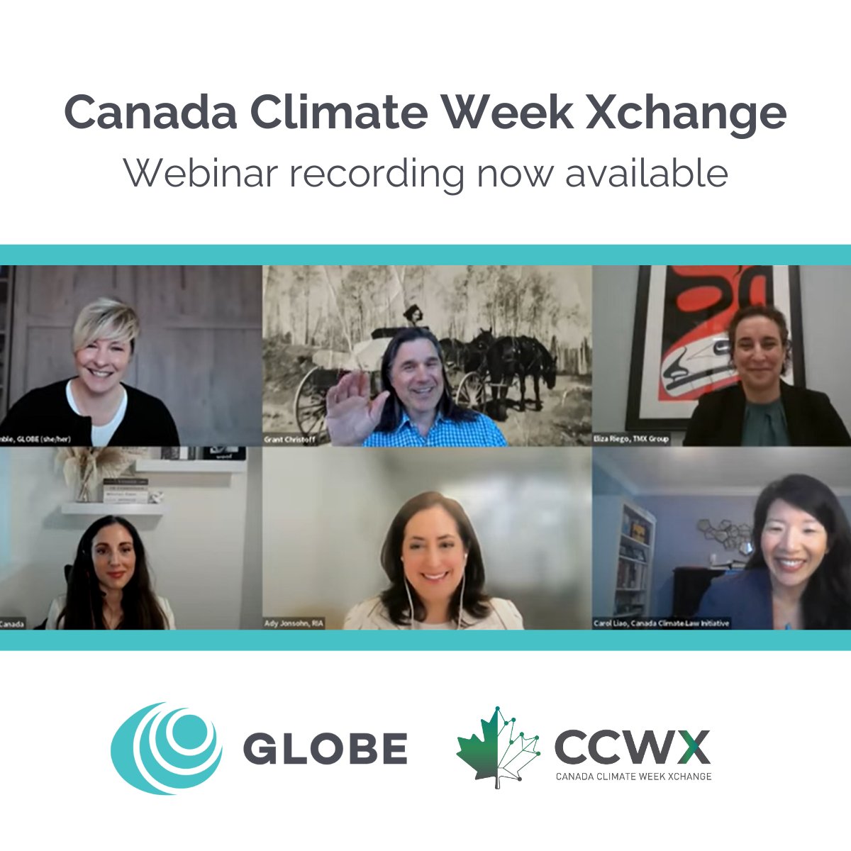 Watch the information session on Canada’s first annual climate week! 🇨🇦

The Canada Climate Week Xchange #CCWX webinar recording explores the who, what, where, when and why of CCWX and how Canadians can get involved.

Hear from the CCWX Founding Members: <a href="/TMXGroup/">TMX Group</a>;