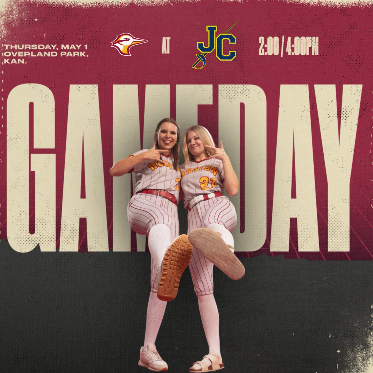 It's Gameday!
at Johnson County CC
📍 - Overland Park, Kan.
⏰ - 2/4 PM
📺 - kjcccsports.net/jccc/