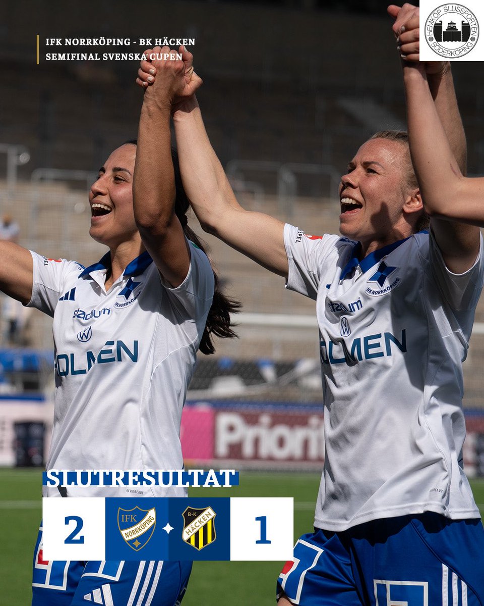 VI SKA TILL FINALEN!

⚪️🔵#ifknorrköping
