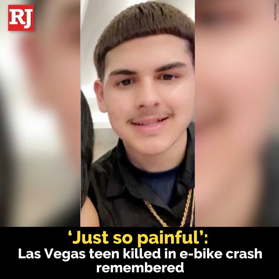 “It’s been very heartbreaking": The 16-year-old Las Vegas boy had borrowed his brother’s e-bike Monday night and rode it with a friend. That night, he died in a crash with a pickup truck, according to police.
READ MORE: lvrj.com/post/3365735