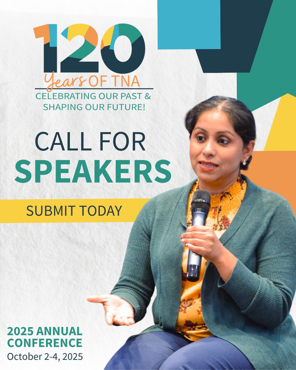 Are you passionate about sharing knowledge, sparking ideas, and shaping the future of healthcare? This is your moment! TNA is now accepting speaker proposals for our Annual Conference this October!

Submit your proposal today!

bit.ly/3EytDpF