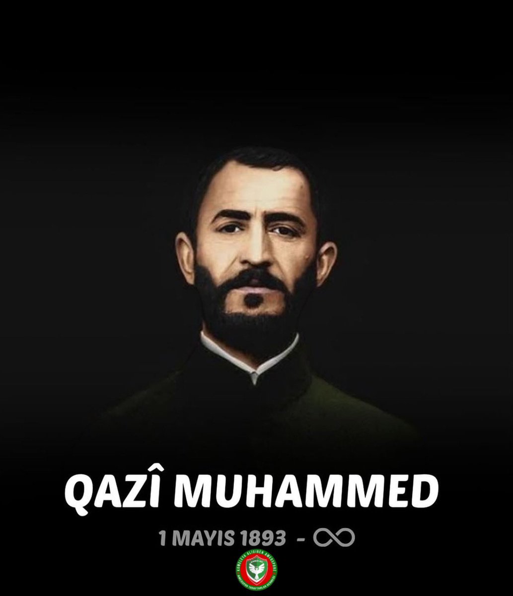 amedspordernek's tweet photo. ROJBUNATE PİROZ BE QAZİ MUHAMMED !
1 GULAN 1893 ☀️ https://t.co/doslg0umYL