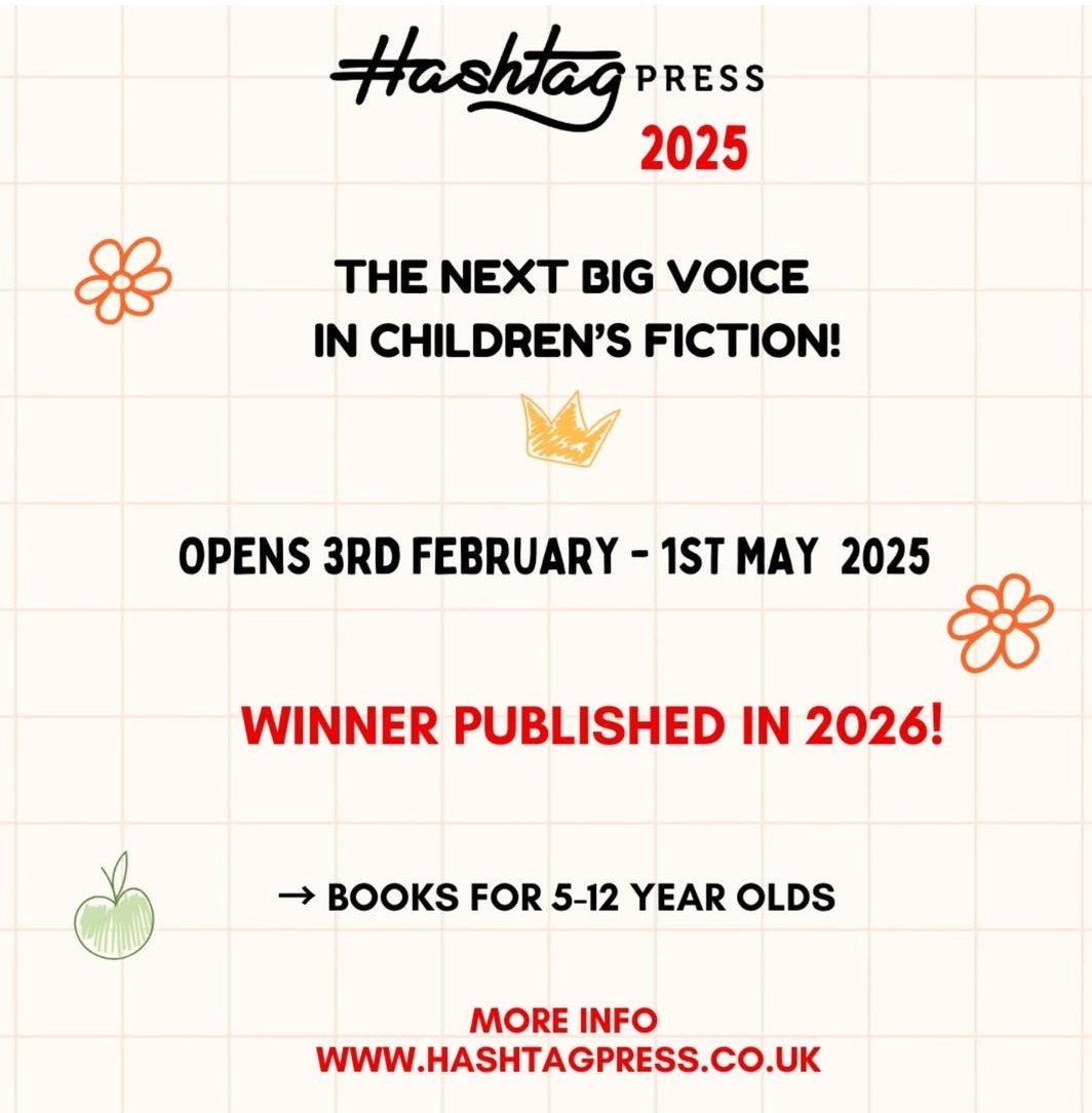 Last day to enter Hashtag 2025! Calling all Children's authors