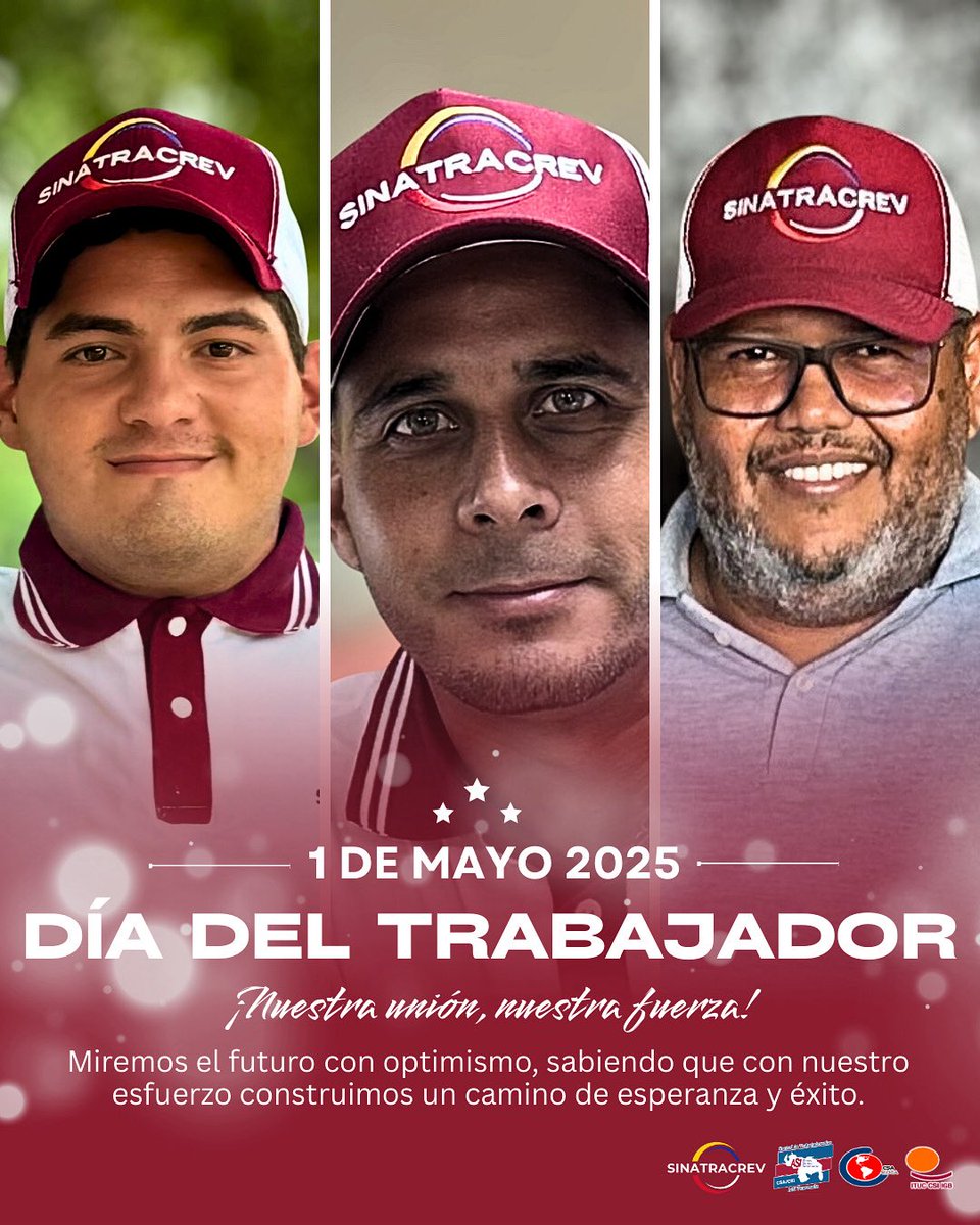 ¡Feliz día trabajadores! Miremos el futuro con optimismo, sabiendo que con nuestro esfuerzo construimos un camino de esperanza y éxito. ¡Nuestra unión, nuestra fuerza!