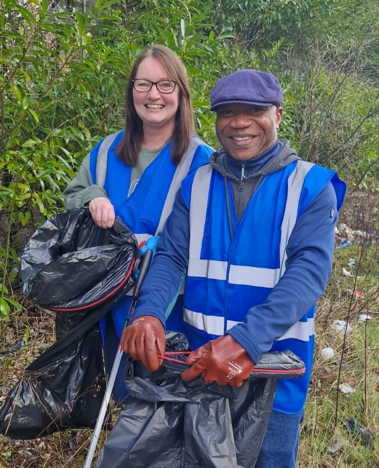 C7Church's tweet photo. We're doing our bit to clean up our local area! 

Come be part of this month's big clean up this Saturday at 10am and let your light shine 💡 https://t.co/81Yw1z2vfj