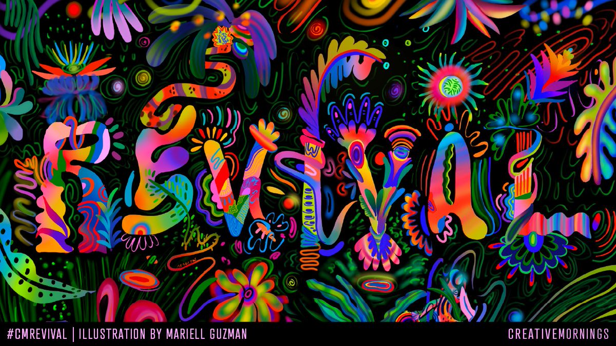May’s global theme is REVIVAL. It was chosen by our Fort Worth chapter in Texas and illustrated by Mariell Guzman. creativemornings.com/blog/may-theme… Revive your feed this month’s hashtag: #CMrevival <a href="/creativemorning/">CreativeMornings</a> #creativemornings