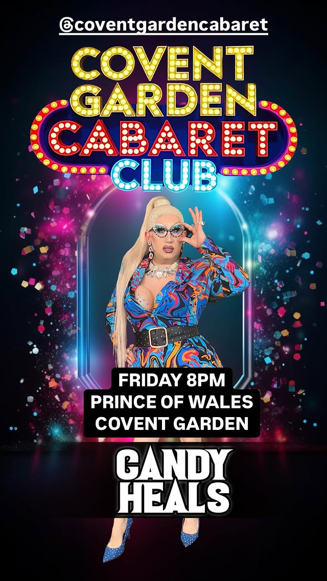 comedyincamden's tweet photo. FRIDAY 2 MAY 
TOP CABARET COMEDY SHOW
@ Prince Of Wales 150 #drurylane #coventgarden
FRIDAY NIGHT CABARET FEATURING unique dancer, AURA MIADOREHER +live singing drag queen CANDY HEALS +acclaimed  singer, MISS PetTIT + Superb comedian MARTIN DAVIS
#tickets https://t.co/X1s7Cm8PR7 https://t.co/XKbEQDsQRn