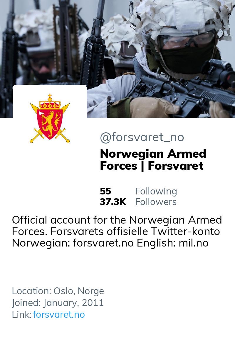 BritishAlert's tweet photo. 🆕 @royalairforce has started following @forsvaret_no https://t.co/waGa0ALgw2