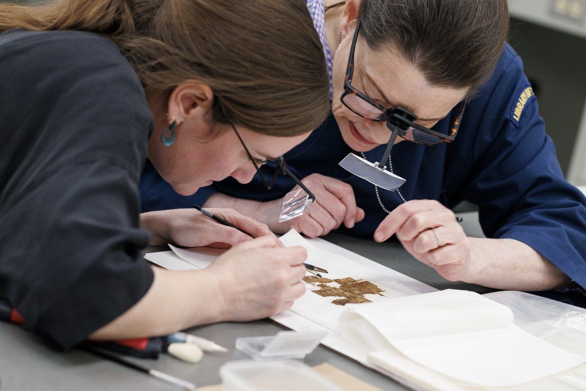 librarycongress's tweet image. It&apos;s Preservation Week! As the national library of the United States, the Library of Congress is tasked with keeping priceless collections safe for future generations, and it wouldn&apos;t be possible without a talented staff of specialists who do just that. ❤️