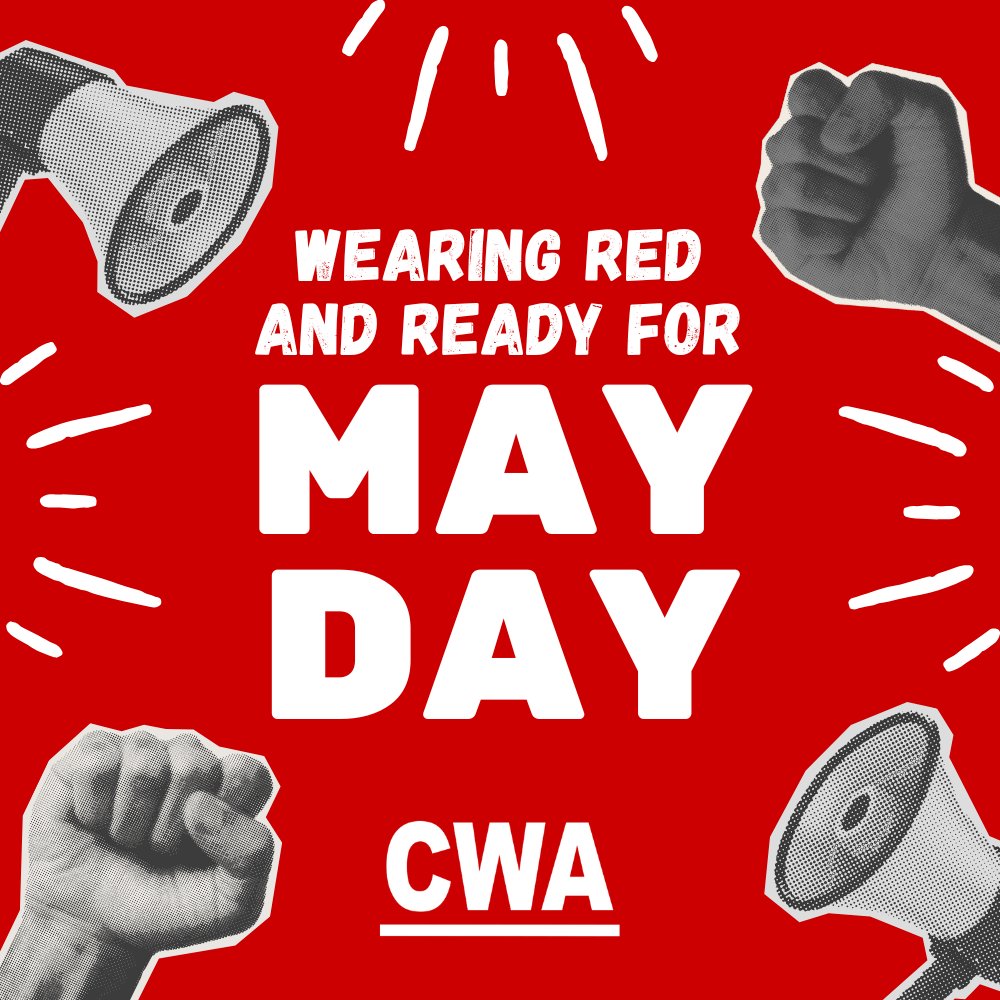 Happy May Day! On May 1st,  and everyday, we celebrate worker power and honor those who came before us and fought for workers' rights. Today, we keep up that fight.