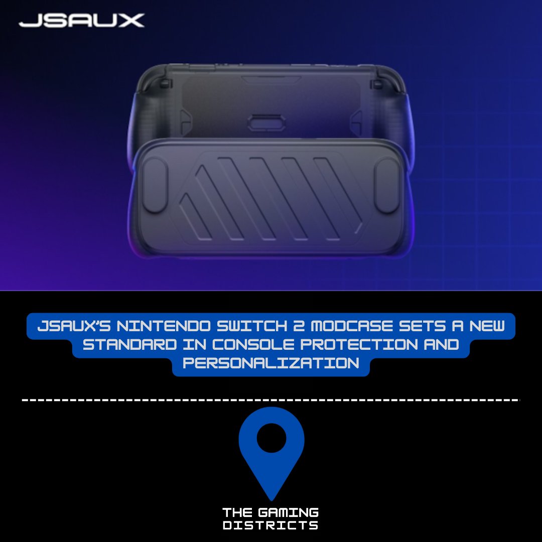 GamingDistricts's tweet photo. The upcoming Nintendo Switch 2 just got its first must-have accessory — a fully customizable case from JSAUX, the ModCase.

#JSAUX #Switch2Ready #GamingGear #ModCase #NintendoSwitch #NintendoSwitch2 

READ: https://t.co/XgMA8PlsY3 https://t.co/u3OvMAULTM