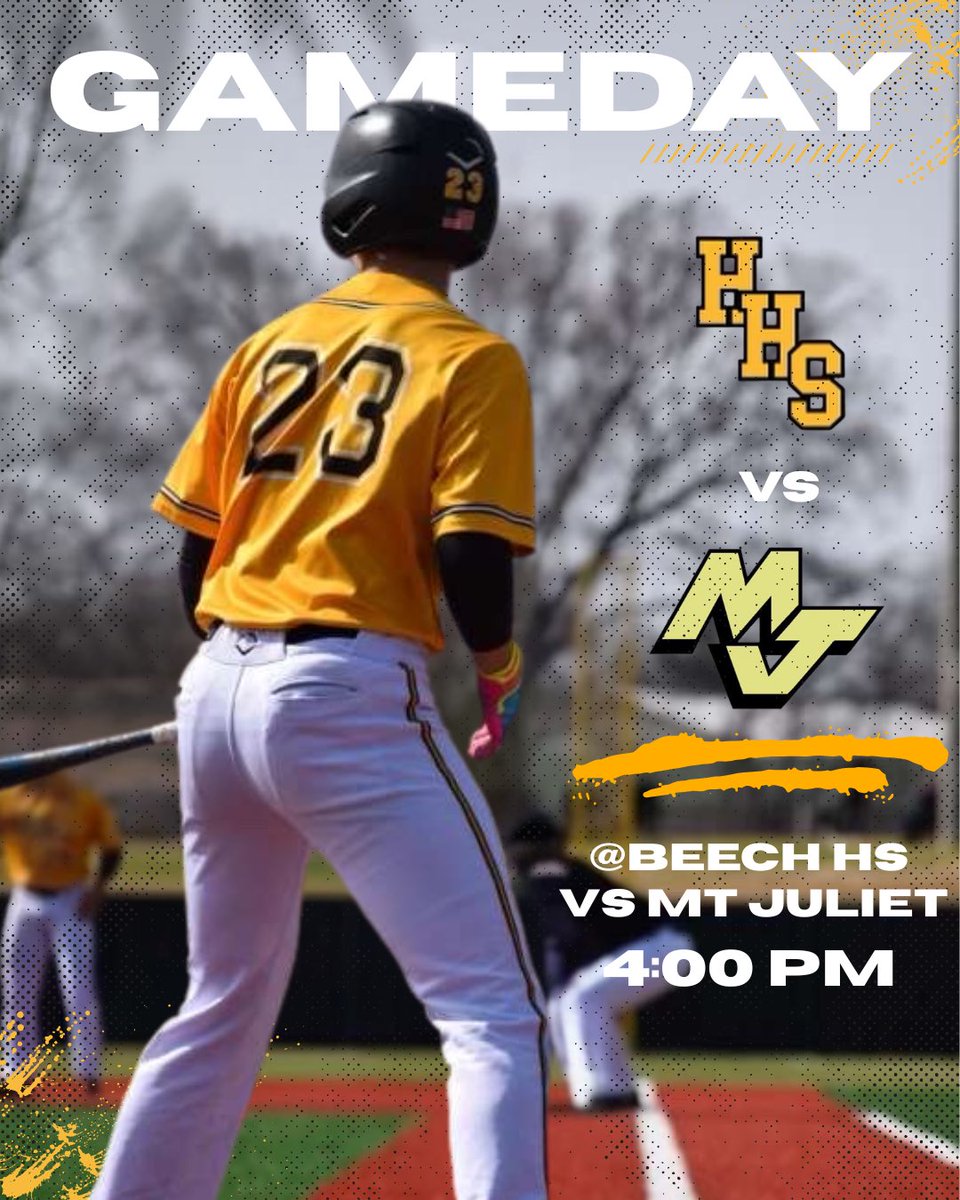 ⚾️ GAMEDAY THURSDAY MAY 1 ⚾️

🆚 Mt Juliet HS
📍 Beech HS 
⏰ 4:00 PM

#commandobaseball