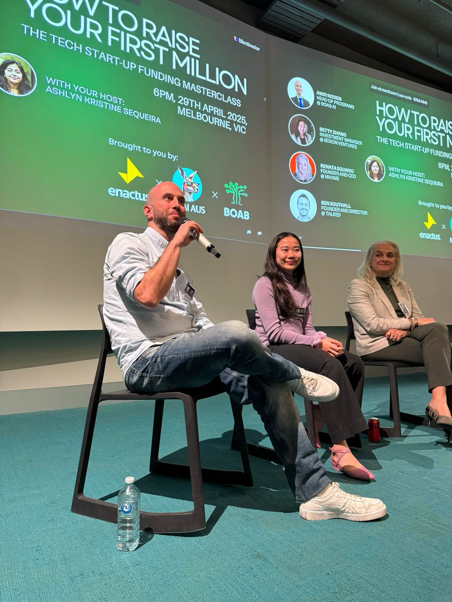 Thanks to everyone that attended our "How to Raise your First Million" event last Tuesday! 🙌

More cool events coming to Melb very soon 😎