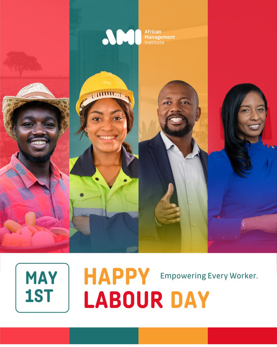 Uyu munsi w’abakozi, turizihiza abantu batuma Afurika itera imbere.

Umunzi mwiza w'abakozi!

#amirwanda #ami