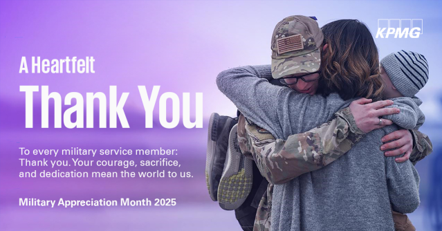 DeFeliceAllison's tweet photo. This Military Appreciation Month, I want to take a moment to express my gratitude to my incredibly brave family members who have served and are serving in the military. Without their sacrifice, we wouldn't have today's freedoms. #KPMGFed https://t.co/oBX4SQSYyW