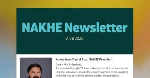 Please take two minutes to review several opportunities available to you and your kinesiology colleagues in this month's NAKHE Newsletter

buff.ly/RjaOjPt