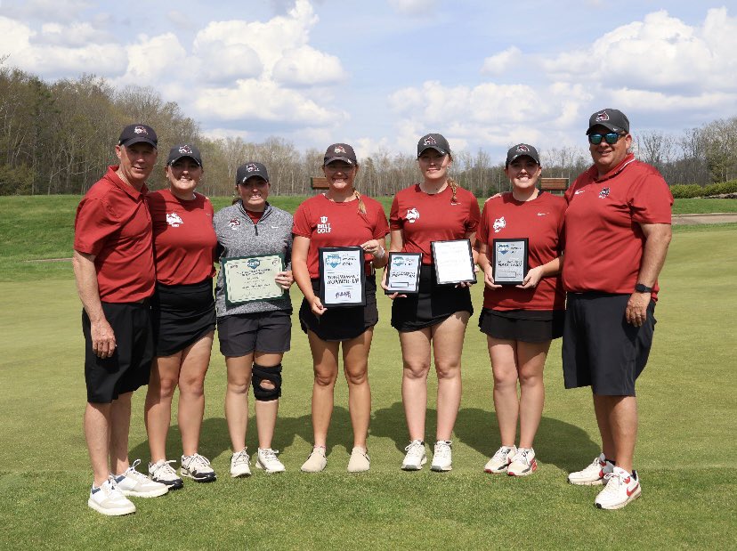 IUE Women's Golf (@iueastwgolf) on Twitter photo Fought hard for 3 days, but came up 7 shots short. Congratulations to Jalyn Bruns for being the Conference Medalist, Sophia Curry for 1st team all conference, Liv Sanders 2nd team and Katie Craig 3rd team <a href="/iueast/">IU East</a> <a href="/Fort_athletics/">Fort Recovery Athletics</a> <a href="/BNLAthletics1/">BNL Athletics</a> <a href="/iueast/">IU East</a> Fought hard for 3 days, but came up 7 shots short. Congratulations to Jalyn Bruns for being the Conference Medalist, Sophia Curry for 1st team all conference, Liv Sanders 2nd team and Katie Craig 3rd team <a href="/iueast/">IU East</a> <a href="/Fort_athletics/">Fort Recovery Athletics</a> <a href="/BNLAthletics1/">BNL Athletics</a> <a href="/iueast/">IU East</a>