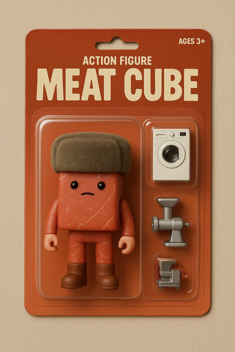 BREAKING!!! 🚨🚨🚨
#Cubie action figure!
That is all.
#MyMeatIsOnFire