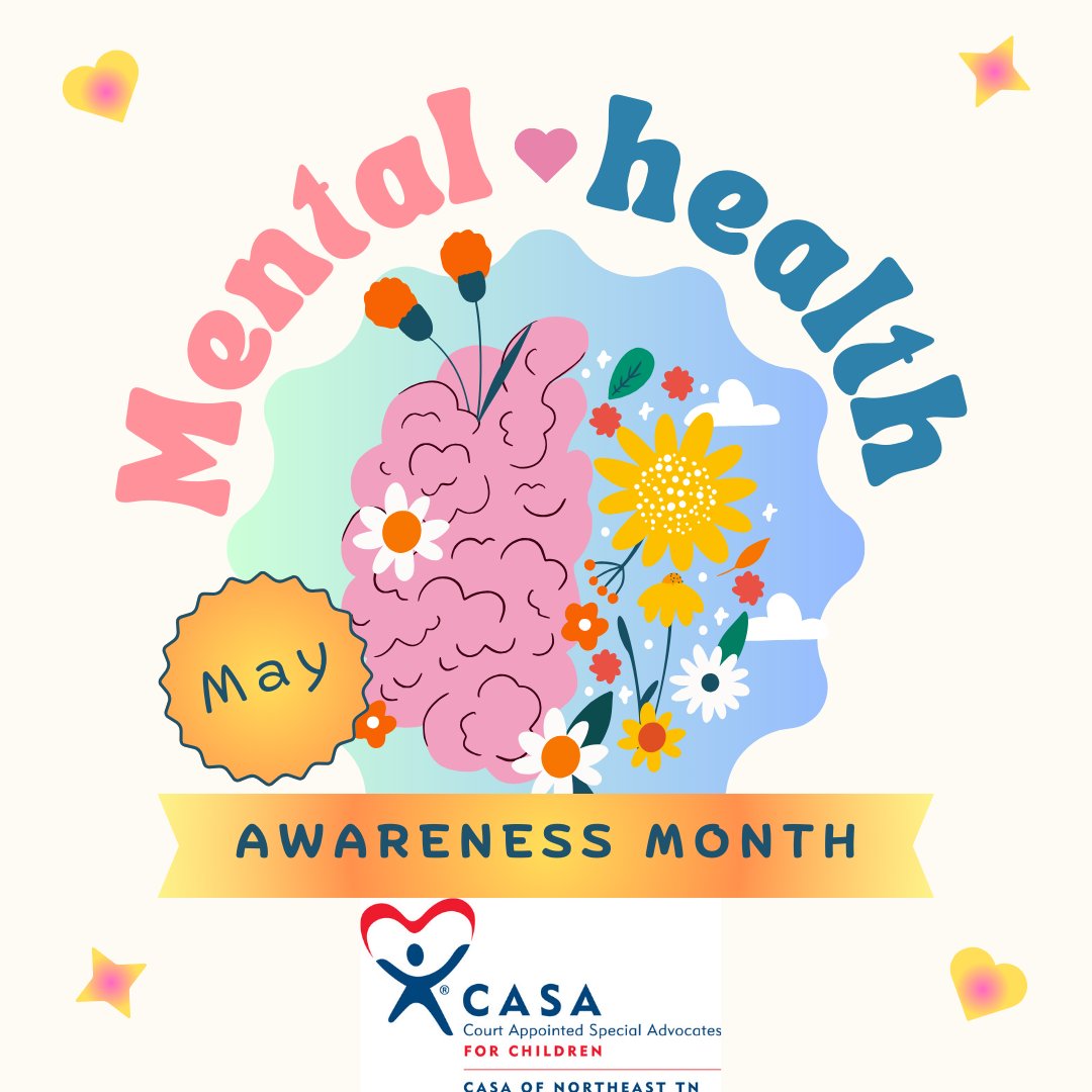 💙May is Mental Health Awareness Month!💙
Your mind matters. Your feelings are valid. Your well-being is important. Join us in breaking the stigma and supporting mental health for all! A healthy mind is just as important as a healthy body!💛#MentalHealthAwareness #YouAreNotAlone