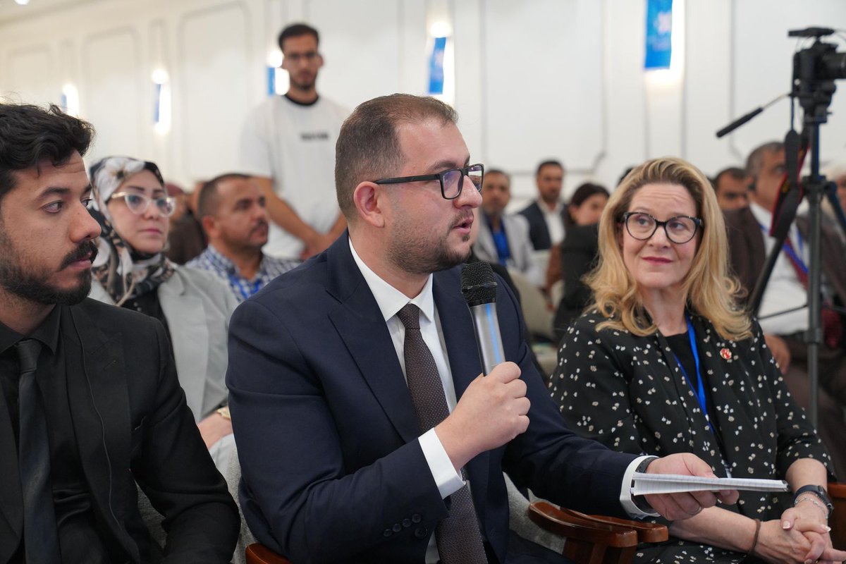 #HXConference: From Crisis to Opportunity – Youth &amp; Local Leaders Shaping the Future brought together youth, local orgs, gov reps &amp; global actors for two powerful days in Baghdad.
Organized by @savechildreniq &amp; @AcademyHumAid, in partnership with the PM’s CSO advisor &amp; DNGO.