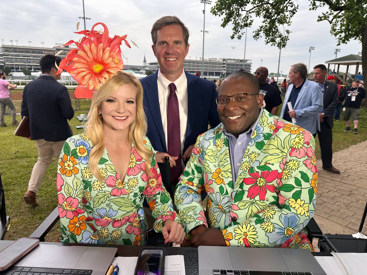 Can confirm, <a href="/GovAndyBeshear/">Governor Andy Beshear</a> said our Thurby fits are fire 🔥