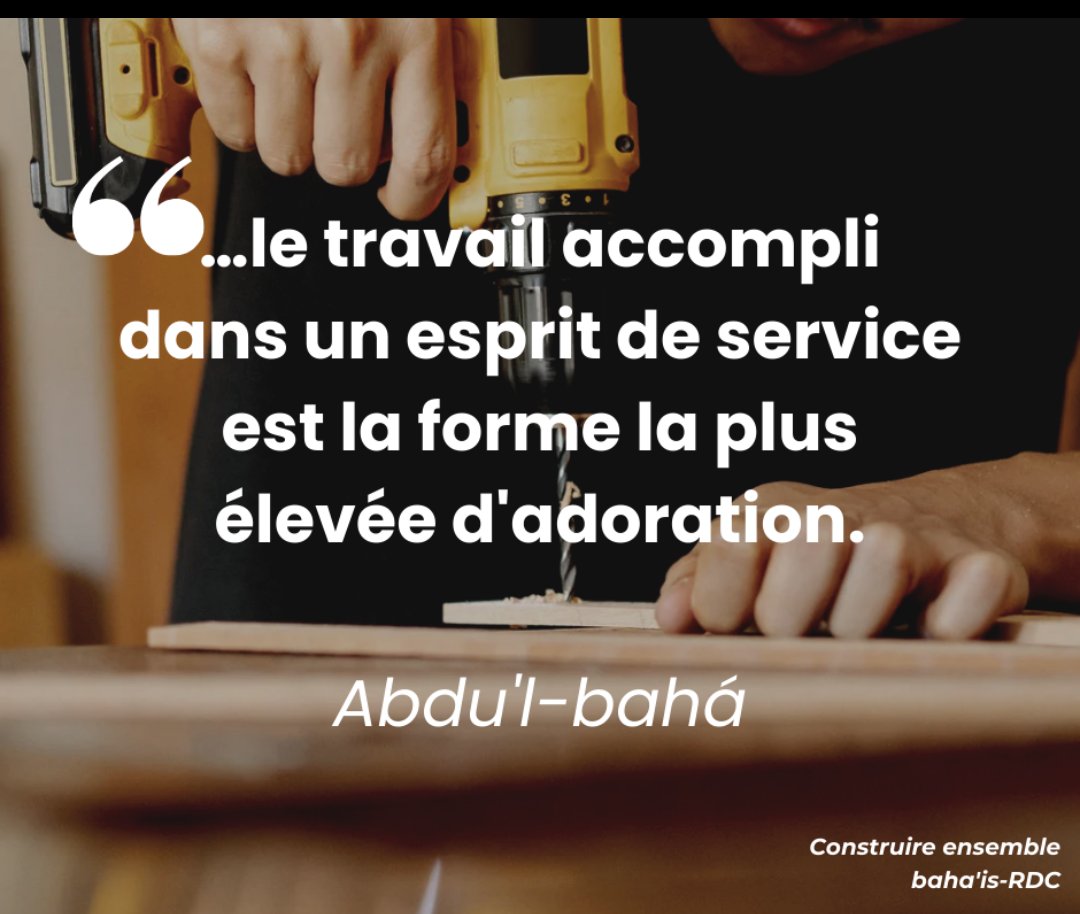 bahaie_rdc's tweet photo. En ce 1er mai, rappelons que le travail sincère et tourné vers le bien commun élève l’homme et bâtit une société juste. Refusons la paresse, avançons avec foi et sens du service.
#FêteDuTravail #DignitéParLeTravail #ServiceÀLaCommunauté #SpiritualitéAuQuotidien https://t.co/eJrROrIlmd