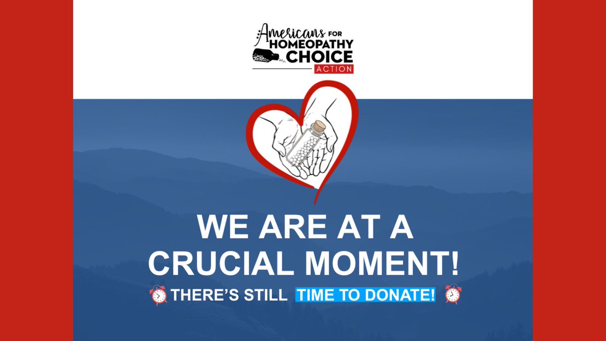 !! We're at a crucial moment !! We're almost through our campaign, &amp; thanks to supporters like you, we've made incredible progress! But we're not done yet!
We need your help to keep these vital remedies available.

homeopathychoice.org/adopt-a-remedy…

#homeopathychoice #savehomeopathy