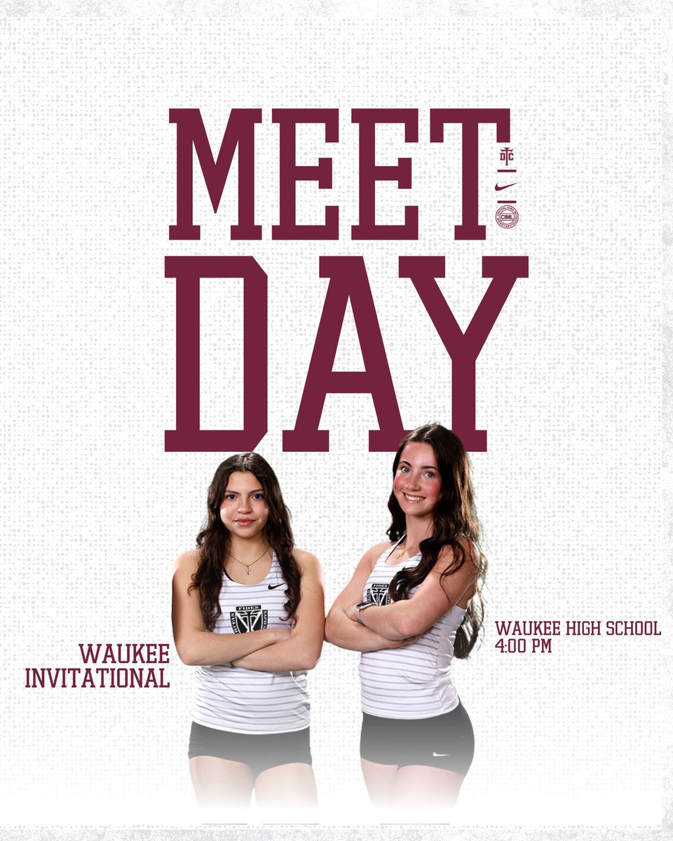 MEET DAY

Waukee Girls Invitational
📍 Waukee High School
🕓 4:00 PM Field Events, 4:15 Track Events
📊 results.aatiming.com/meets/51651
#McCoyStrong