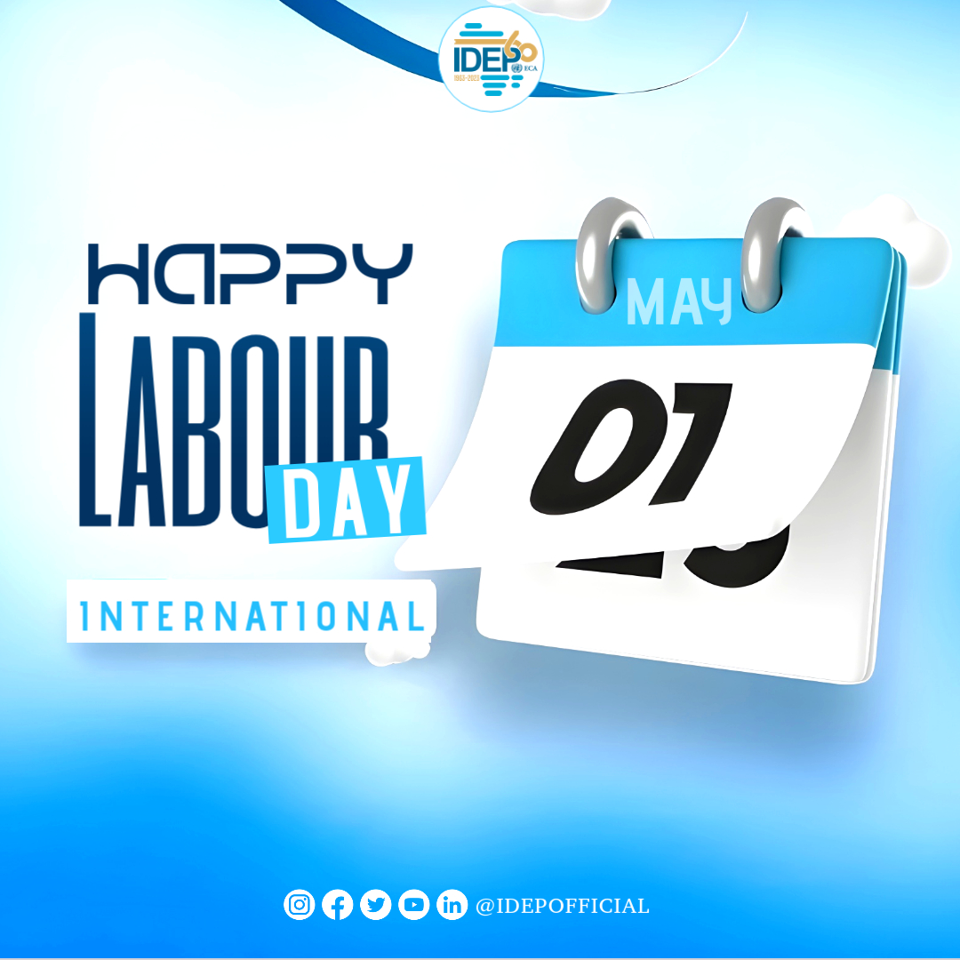IDEP Africa (@idepofficial) on Twitter photo IDEP wishes you a Happy International Labour Day
#labourday #idep #eca IDEP wishes you a Happy International Labour Day
#labourday #idep #eca