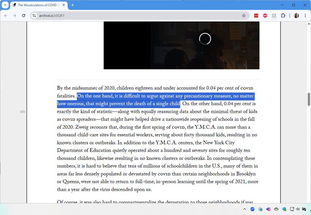 WHAT??! By that logic, children should NEVER SWIM, considering how may die of drowning.
It’s definitely NOT difficult to argue against such insane precautionary measures.
