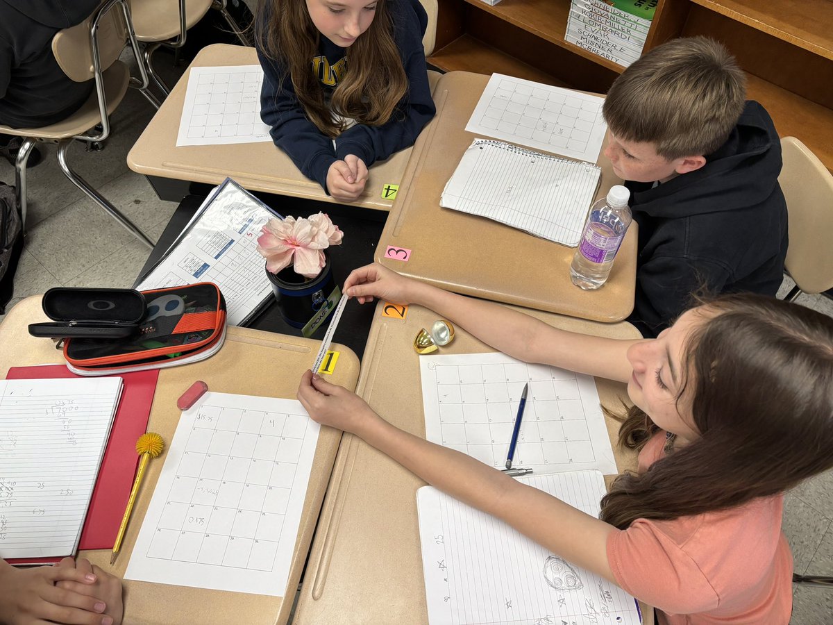 📚 🥚 Math + Fun = Success! 6th grade students in Mrs. Lunn’s class had a blast during their Math Review Egg Hunt! Students raced to solve problems hidden inside colorful eggs - combining movement, teamwork, and critical thinking in one exciting activity!
