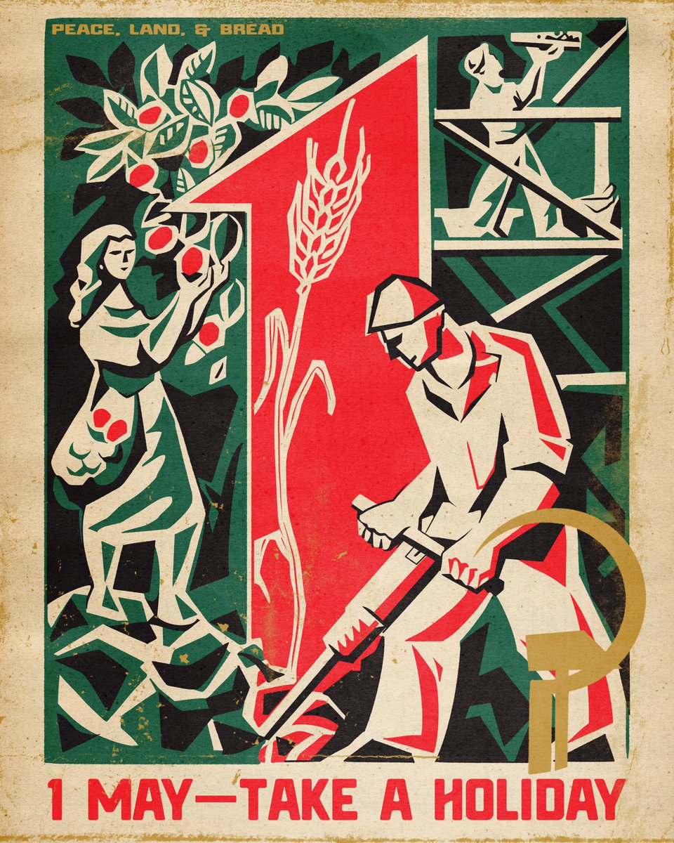 Happy International Workers' day to all of our good friends and comrades in the struggle—a struggle we must by necessity continue until every last worker and working class person is free from the yoke of exploitation, extraction, and oppression.  

Solidarity! Take a holiday!