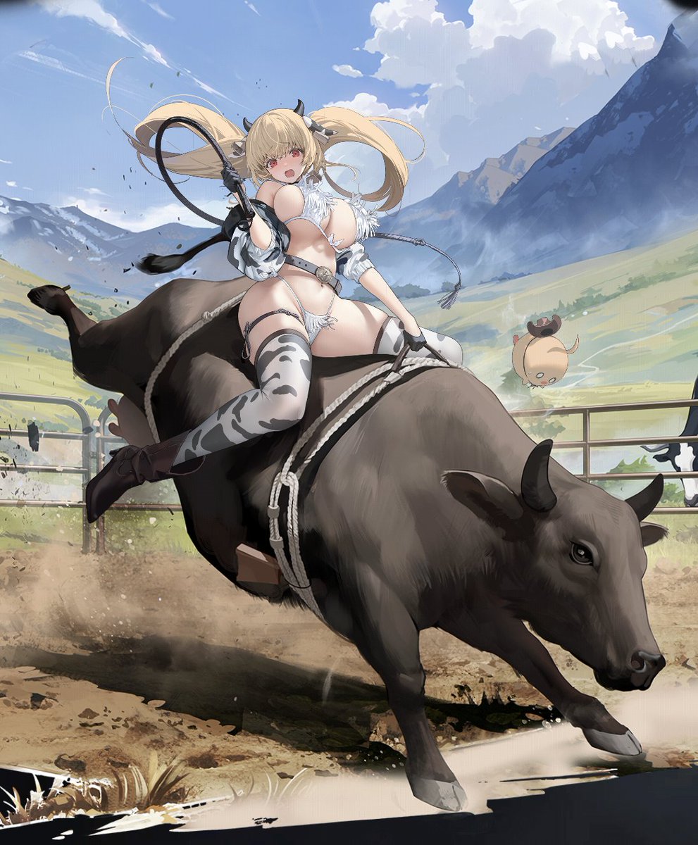 @takuya2189 公式牛柄サイハイスキンがえっちなのでぜひぜひ
後ろから手で搾れるようになってたりやりたかったことができるのは楽しいですね〜
みんな樫野でやってほしいって思ってそうですけど僕はその時ケルサンのが見たかったんです 