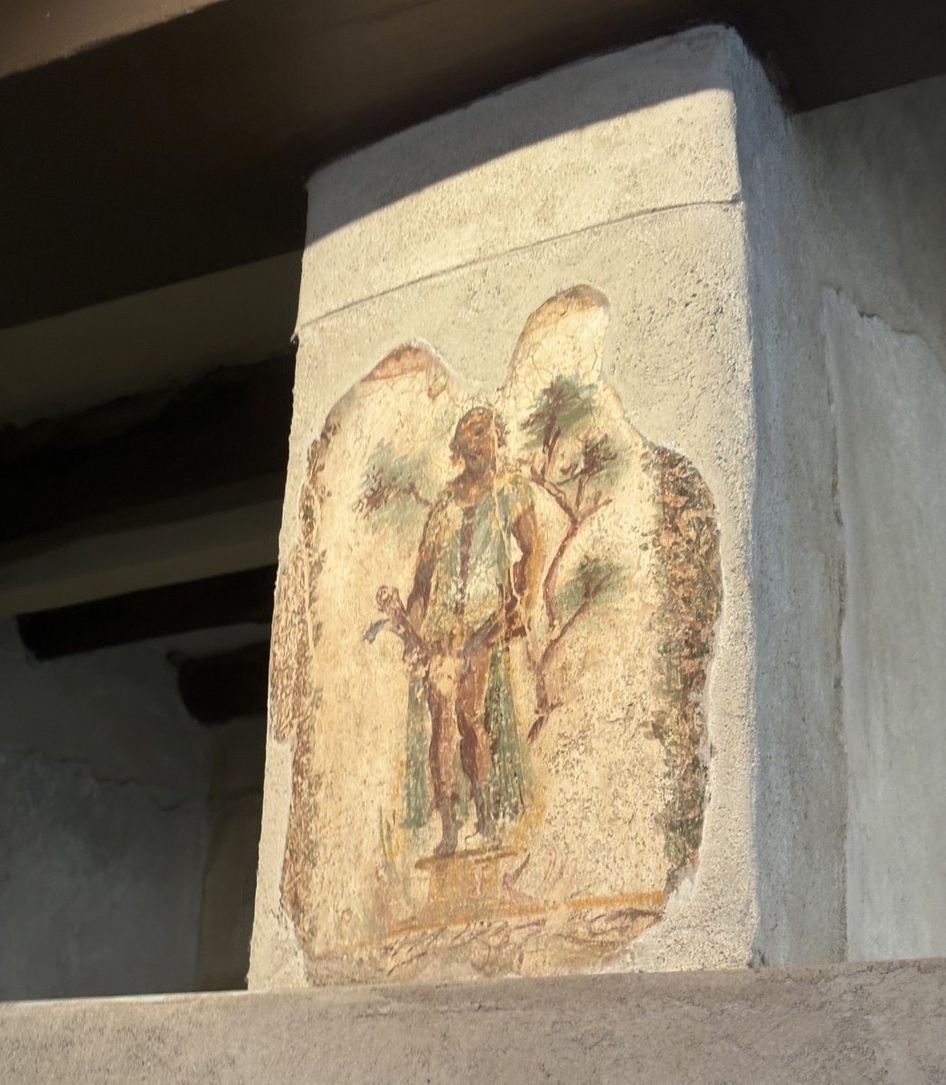 Urology Did You Know❓:

The term priapism—a medical condition involving a persistent, often painful erection—derives from Priapus, the Greco-Roman god of fertility. 

Here’s a picture of Priapus, and his oversized erection, taken by me in a recent visit to the ruins of Pompeii: