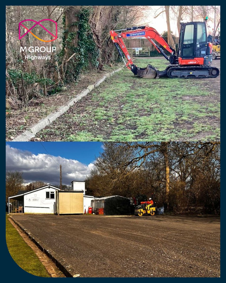 Our Oxfordshire team has transformed the car park at <a href="/AbingdonValeCC/">Abingdon Vale CC</a> with a £3,000 transformation, ensuring it’s usable all year round. 

Read more about this project on our website: mgs.news/XHAVC

#MGroup #MGroupHighways